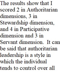 Lesson 6 Leader's self Insight 6.2 Assignment -Leaderships Challenges and Supervisions